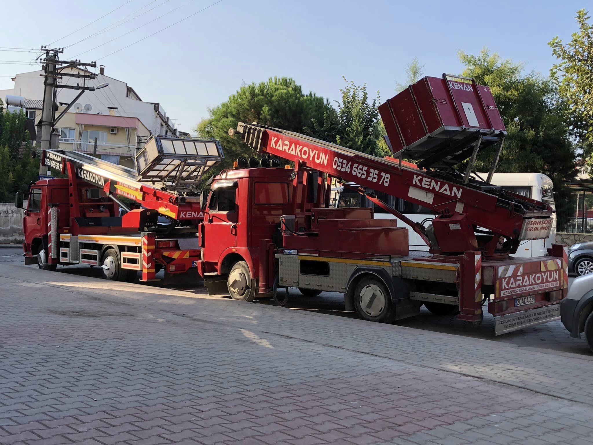 Asansörlü İnşaat Malzemesi Taşıma